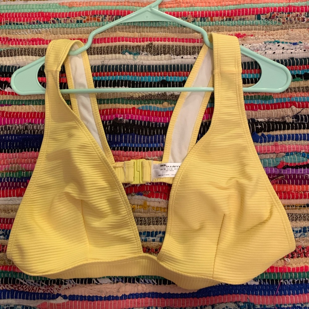 Yellow Ribbed Bikini